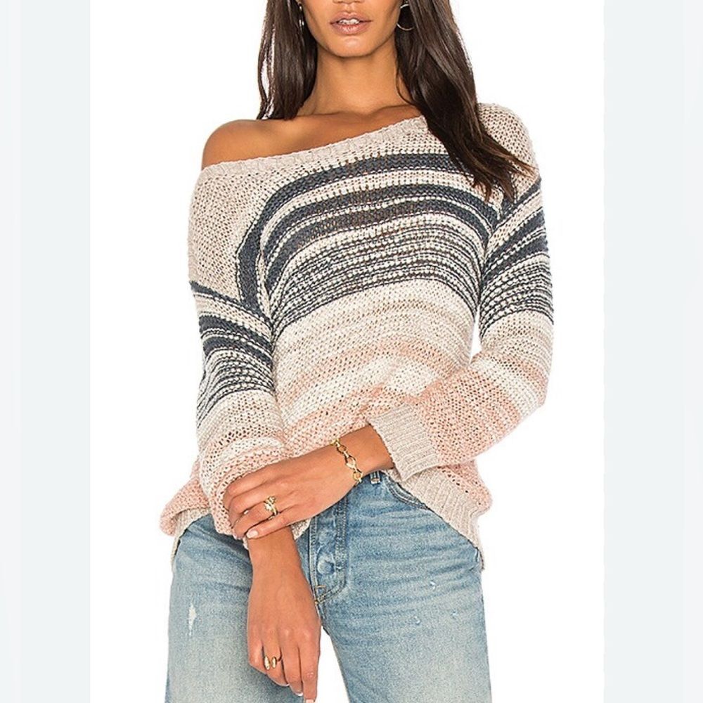 Cupcakes and Cashmere Reena sweater in latte wool mohair blend size XS